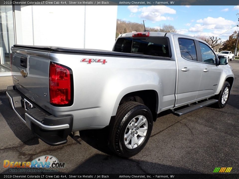 2019 Chevrolet Colorado LT Crew Cab 4x4 Silver Ice Metallic / Jet Black Photo #3