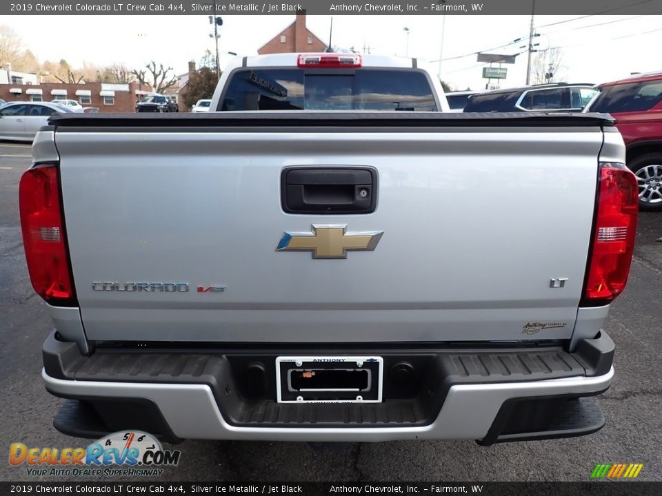 2019 Chevrolet Colorado LT Crew Cab 4x4 Silver Ice Metallic / Jet Black Photo #4