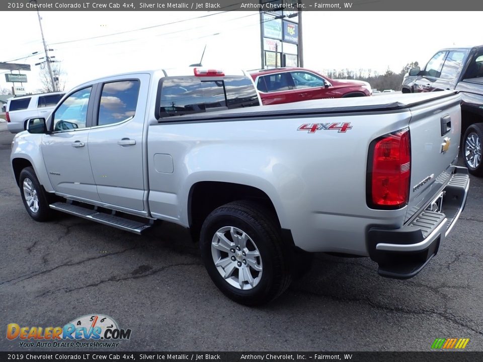 2019 Chevrolet Colorado LT Crew Cab 4x4 Silver Ice Metallic / Jet Black Photo #6