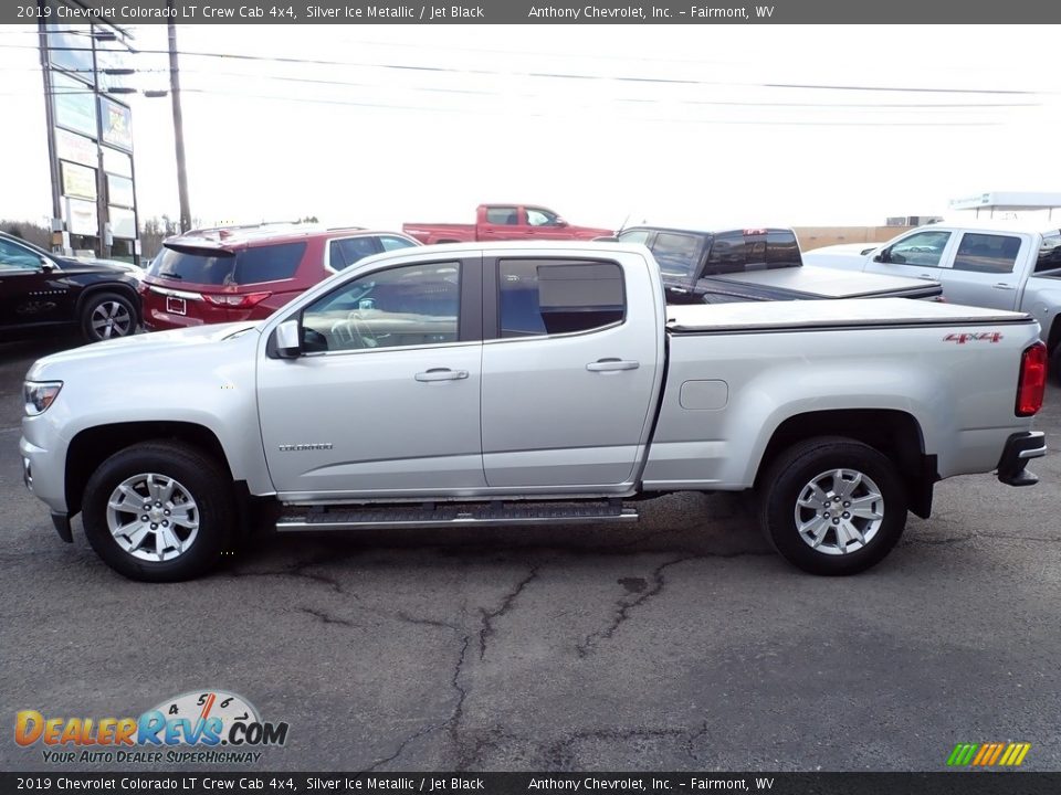 2019 Chevrolet Colorado LT Crew Cab 4x4 Silver Ice Metallic / Jet Black Photo #7