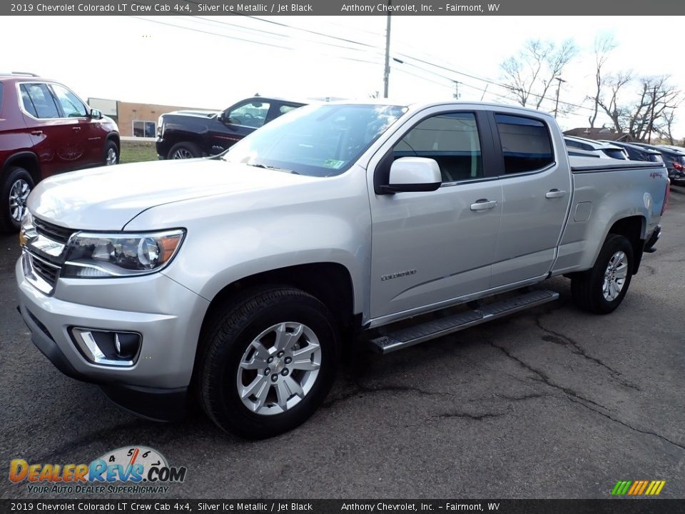 2019 Chevrolet Colorado LT Crew Cab 4x4 Silver Ice Metallic / Jet Black Photo #8