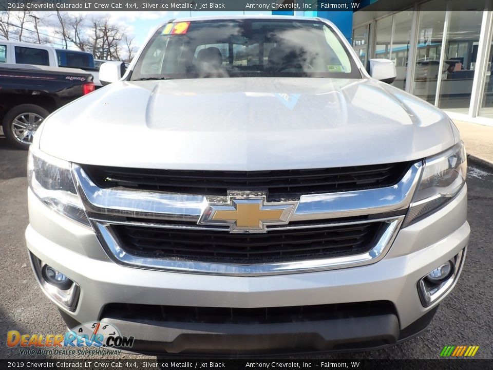 2019 Chevrolet Colorado LT Crew Cab 4x4 Silver Ice Metallic / Jet Black Photo #9