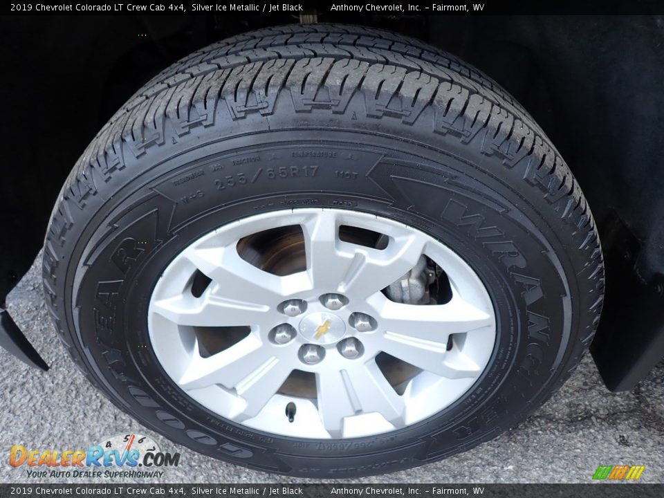 2019 Chevrolet Colorado LT Crew Cab 4x4 Silver Ice Metallic / Jet Black Photo #10