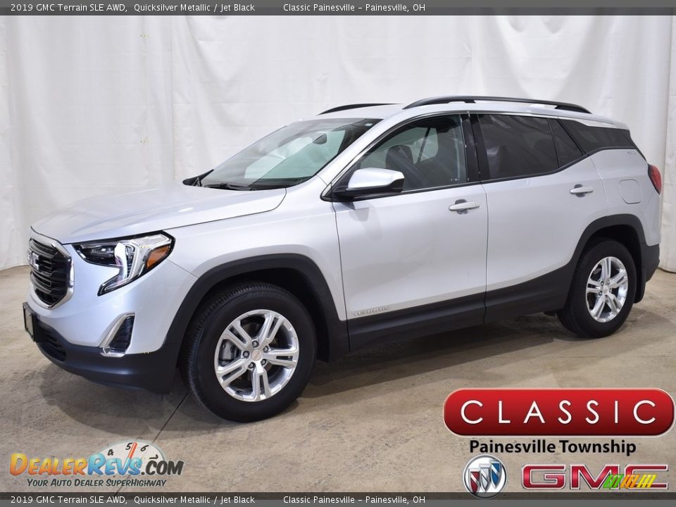 2019 GMC Terrain SLE AWD Quicksilver Metallic / Jet Black Photo #1