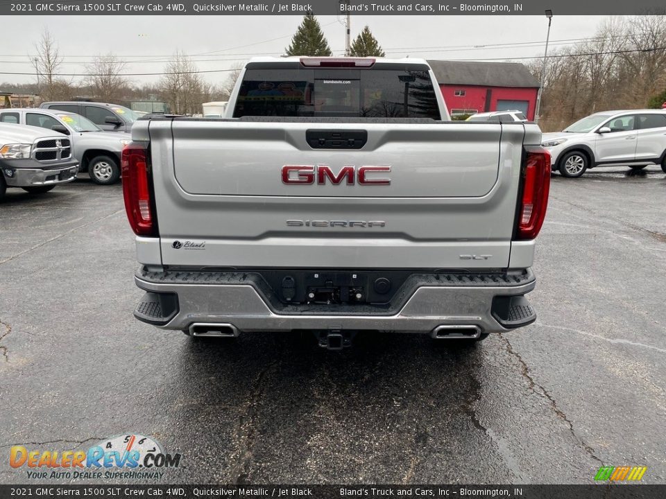 2021 GMC Sierra 1500 SLT Crew Cab 4WD Quicksilver Metallic / Jet Black Photo #7