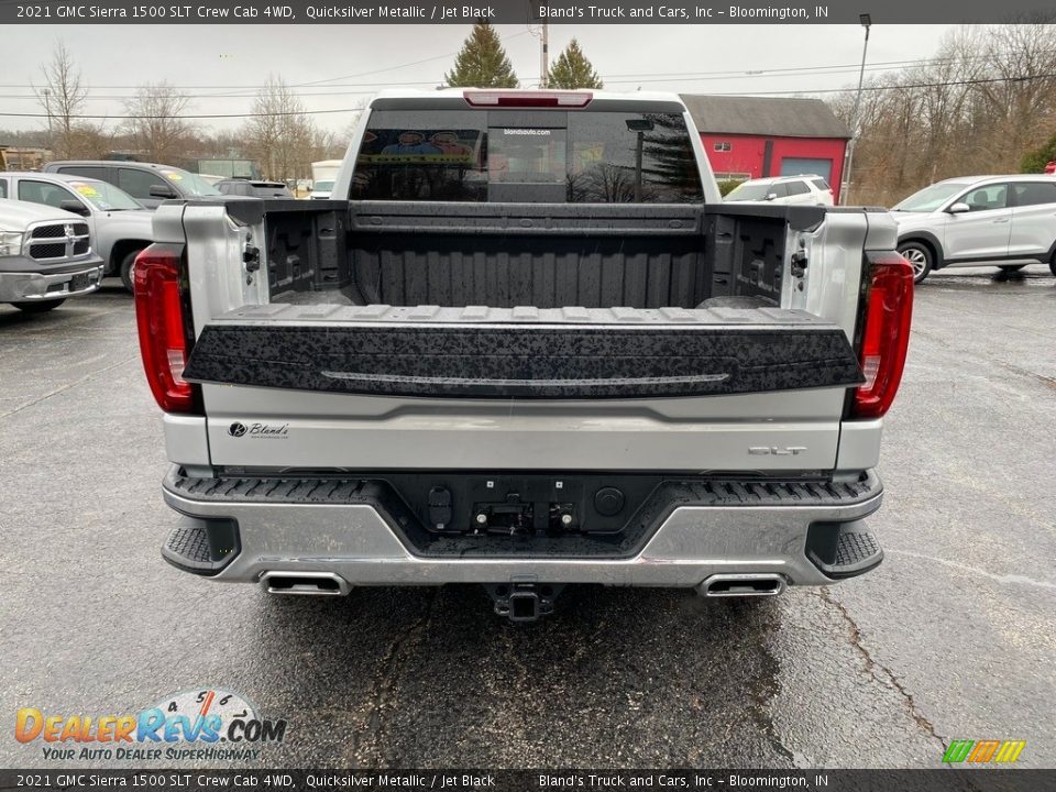 2021 GMC Sierra 1500 SLT Crew Cab 4WD Quicksilver Metallic / Jet Black Photo #11