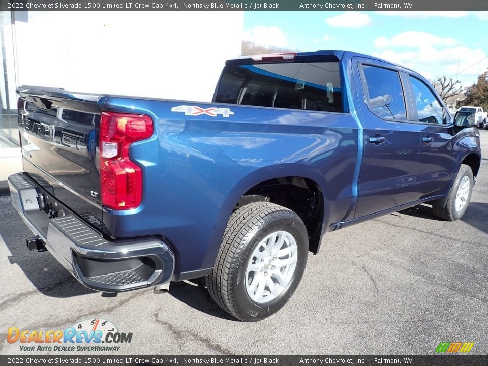 2022 Chevrolet Silverado 1500 Limited LT Crew Cab 4x4 Northsky Blue Metallic / Jet Black Photo #3