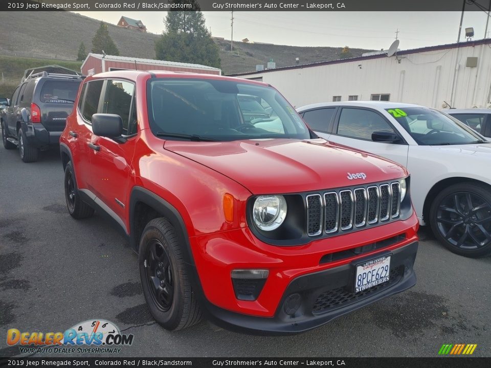 2019 Jeep Renegade Sport Colorado Red / Black/Sandstorm Photo #1