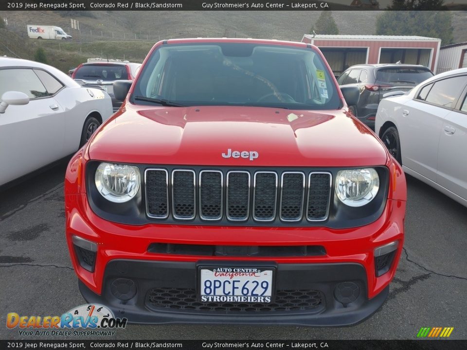 2019 Jeep Renegade Sport Colorado Red / Black/Sandstorm Photo #2