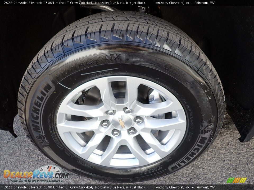 2022 Chevrolet Silverado 1500 Limited LT Crew Cab 4x4 Northsky Blue Metallic / Jet Black Photo #9