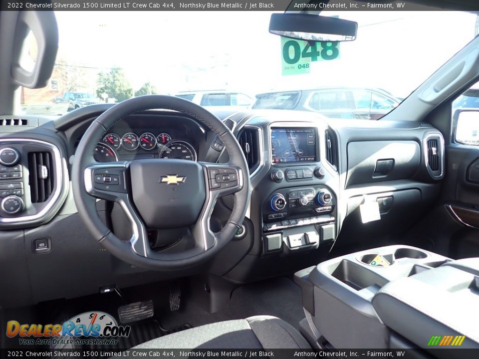 2022 Chevrolet Silverado 1500 Limited LT Crew Cab 4x4 Northsky Blue Metallic / Jet Black Photo #13
