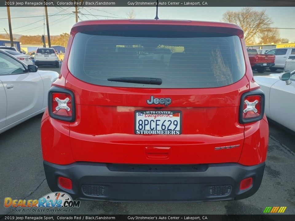 2019 Jeep Renegade Sport Colorado Red / Black/Sandstorm Photo #8