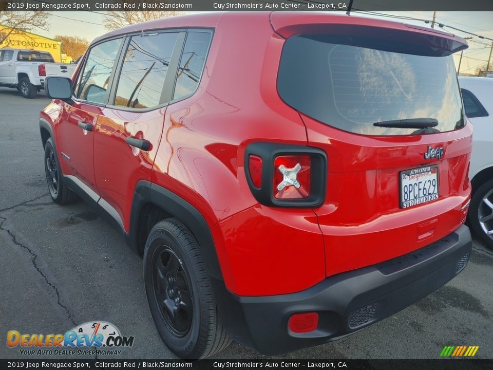 2019 Jeep Renegade Sport Colorado Red / Black/Sandstorm Photo #9