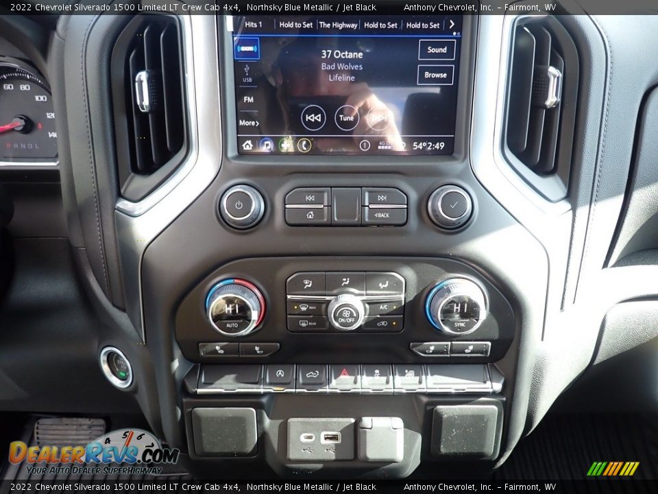 2022 Chevrolet Silverado 1500 Limited LT Crew Cab 4x4 Northsky Blue Metallic / Jet Black Photo #20