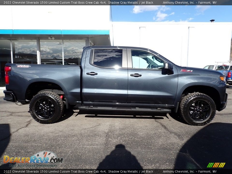 2022 Chevrolet Silverado 1500 Limited Custom Trail Boss Crew Cab 4x4 Shadow Gray Metallic / Jet Black Photo #2