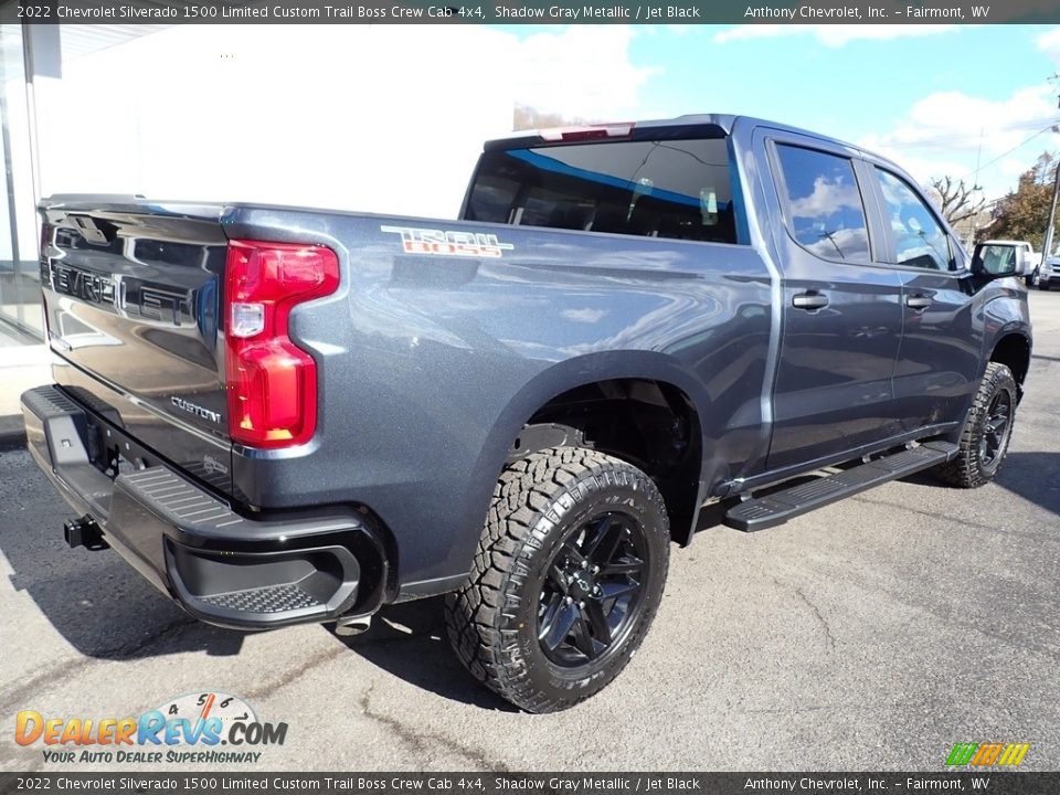 2022 Chevrolet Silverado 1500 Limited Custom Trail Boss Crew Cab 4x4 Shadow Gray Metallic / Jet Black Photo #3