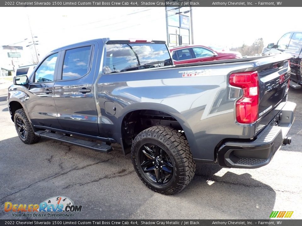 2022 Chevrolet Silverado 1500 Limited Custom Trail Boss Crew Cab 4x4 Shadow Gray Metallic / Jet Black Photo #5