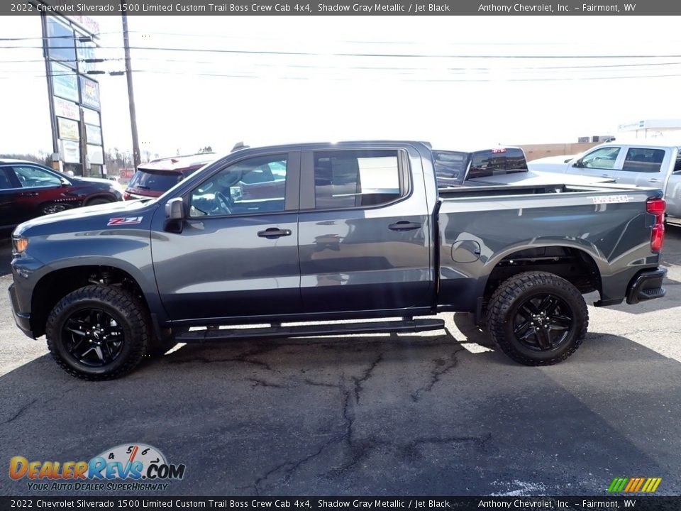 2022 Chevrolet Silverado 1500 Limited Custom Trail Boss Crew Cab 4x4 Shadow Gray Metallic / Jet Black Photo #6