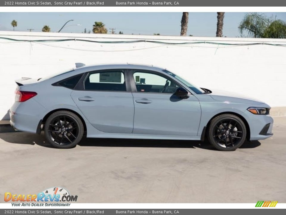 Sonic Gray Pearl 2022 Honda Civic Si Sedan Photo #8