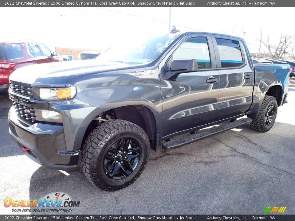 2022 Chevrolet Silverado 1500 Limited Custom Trail Boss Crew Cab 4x4 Shadow Gray Metallic / Jet Black Photo #7