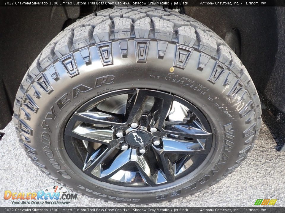 2022 Chevrolet Silverado 1500 Limited Custom Trail Boss Crew Cab 4x4 Shadow Gray Metallic / Jet Black Photo #9