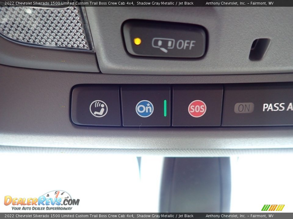2022 Chevrolet Silverado 1500 Limited Custom Trail Boss Crew Cab 4x4 Shadow Gray Metallic / Jet Black Photo #18
