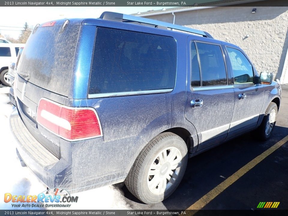 2013 Lincoln Navigator 4x4 Midnight Sapphire Metallic / Stone Photo #2