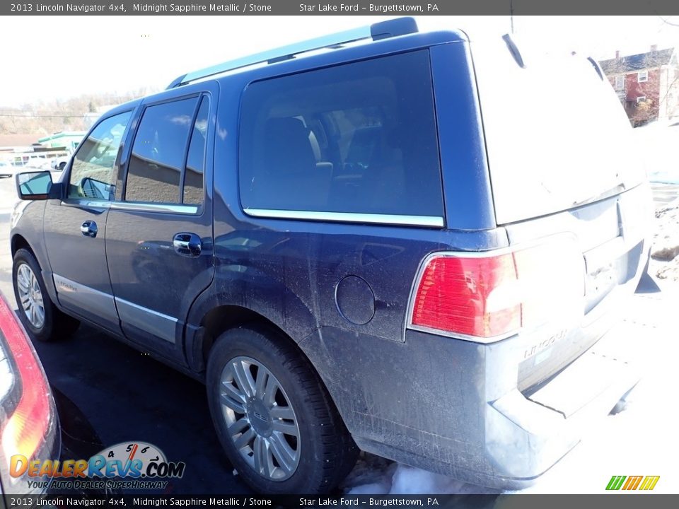 2013 Lincoln Navigator 4x4 Midnight Sapphire Metallic / Stone Photo #3