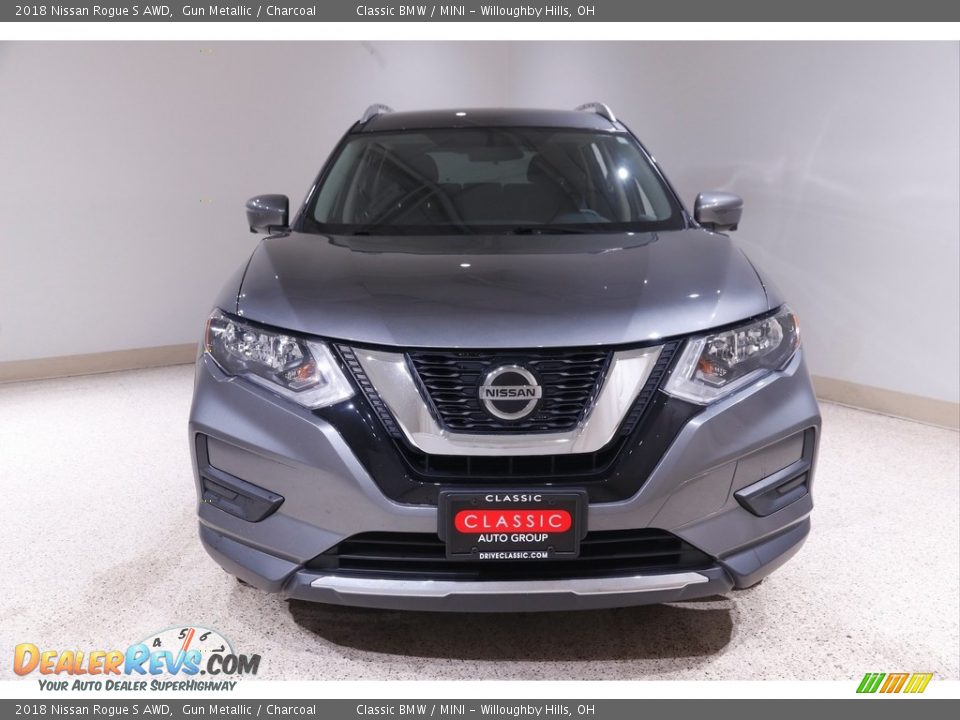 2018 Nissan Rogue S AWD Gun Metallic / Charcoal Photo #2