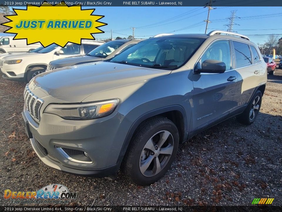 2019 Jeep Cherokee Limited 4x4 Sting-Gray / Black/Ski Grey Photo #1