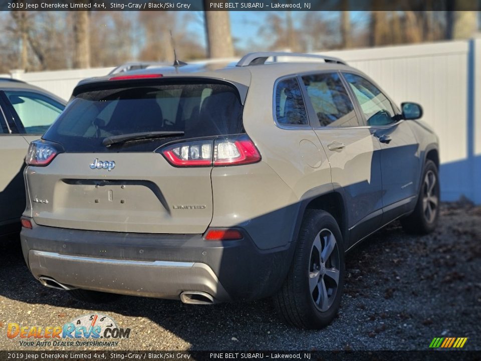 2019 Jeep Cherokee Limited 4x4 Sting-Gray / Black/Ski Grey Photo #2