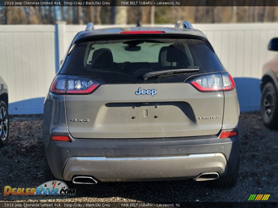 2019 Jeep Cherokee Limited 4x4 Sting-Gray / Black/Ski Grey Photo #3