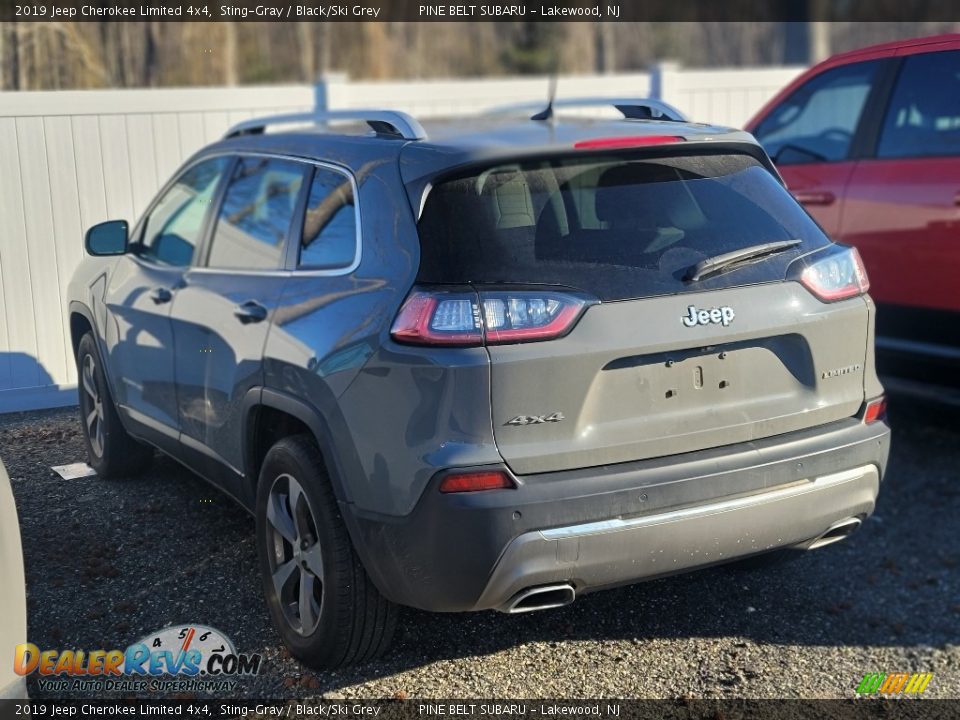 2019 Jeep Cherokee Limited 4x4 Sting-Gray / Black/Ski Grey Photo #4