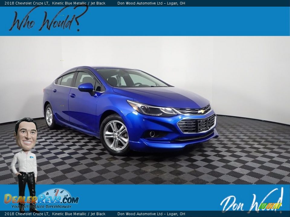 2018 Chevrolet Cruze LT Kinetic Blue Metallic / Jet Black Photo #1