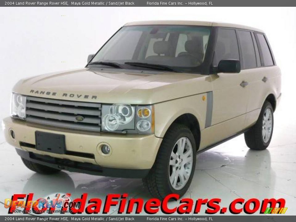2004 Land Rover Range Rover HSE Maya Gold Metallic / Sand/Jet Black Photo #1