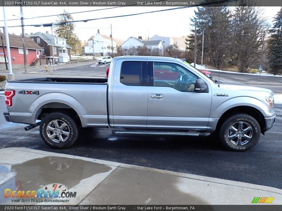 Iconic Silver 2020 Ford F150 XLT SuperCab 4x4 Photo #6