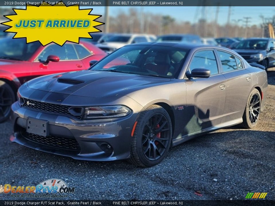 2019 Dodge Charger R/T Scat Pack Granite Pearl / Black Photo #1