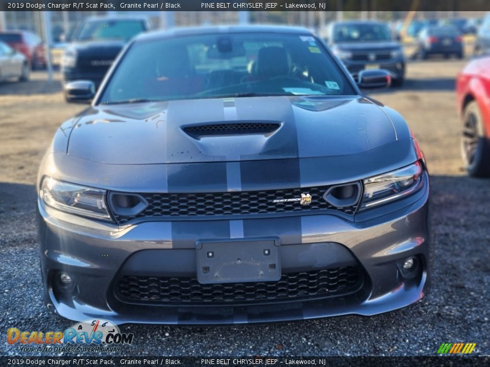 2019 Dodge Charger R/T Scat Pack Granite Pearl / Black Photo #2