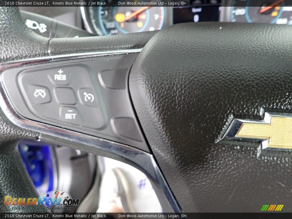 2018 Chevrolet Cruze LT Kinetic Blue Metallic / Jet Black Photo #20