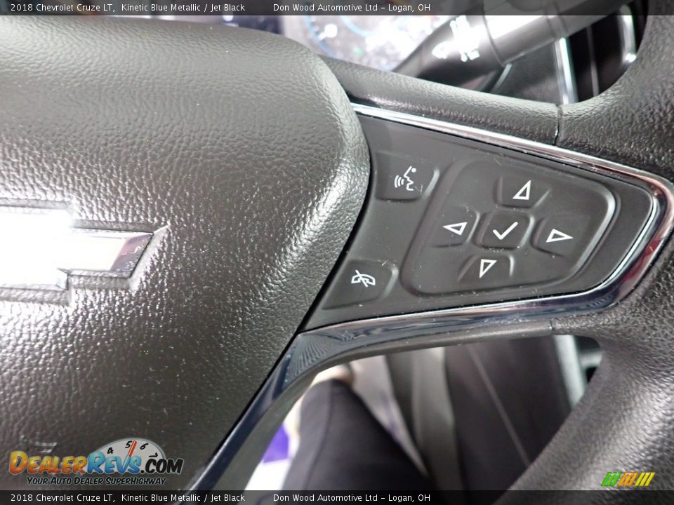 2018 Chevrolet Cruze LT Kinetic Blue Metallic / Jet Black Photo #21