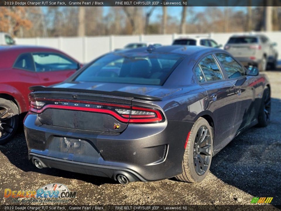 2019 Dodge Charger R/T Scat Pack Granite Pearl / Black Photo #3