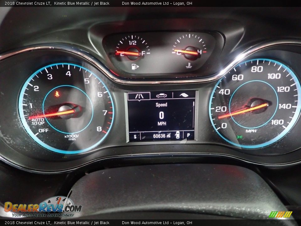 2018 Chevrolet Cruze LT Kinetic Blue Metallic / Jet Black Photo #22
