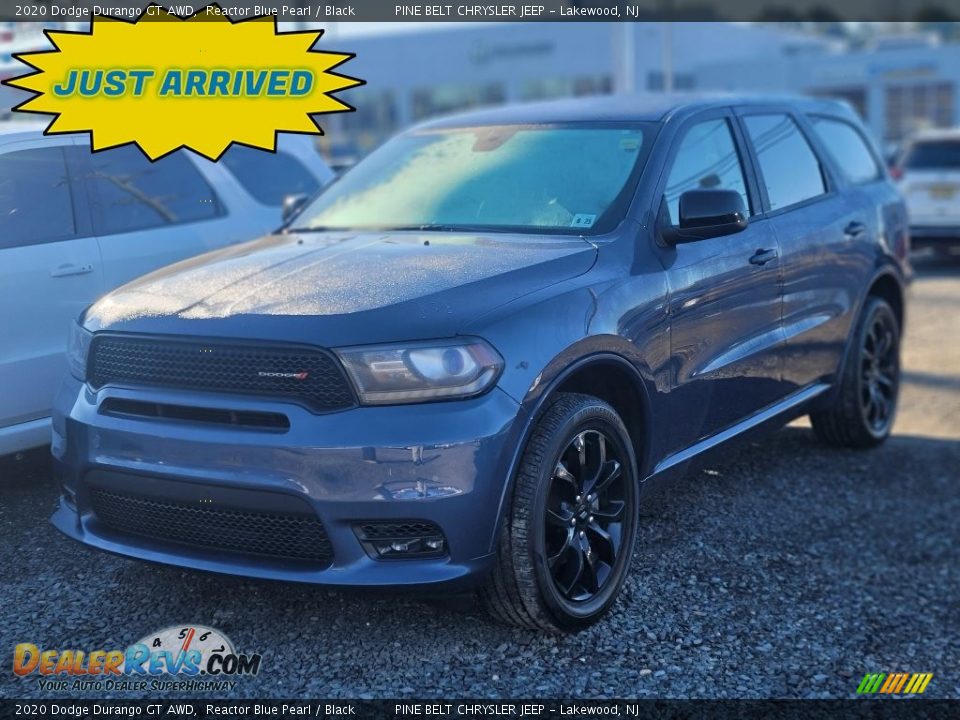 2020 Dodge Durango GT AWD Reactor Blue Pearl / Black Photo #1