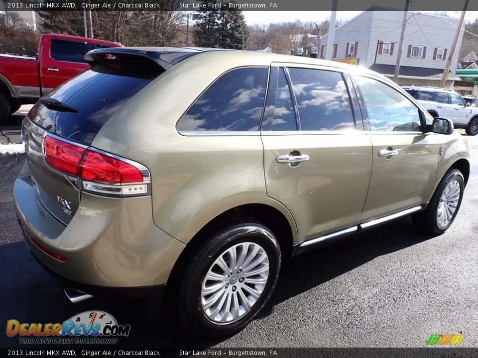 2013 Lincoln MKX AWD Ginger Ale / Charcoal Black Photo #6