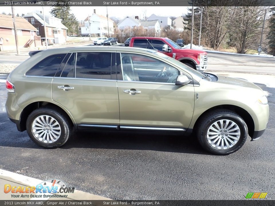 2013 Lincoln MKX AWD Ginger Ale / Charcoal Black Photo #7
