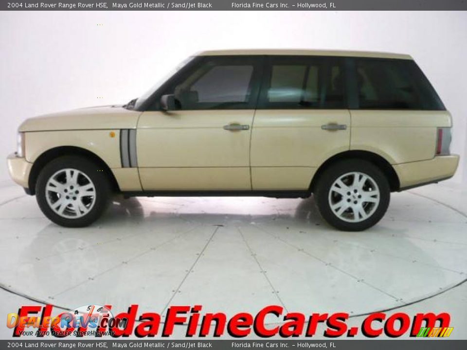 2004 Land Rover Range Rover HSE Maya Gold Metallic / Sand/Jet Black Photo #3