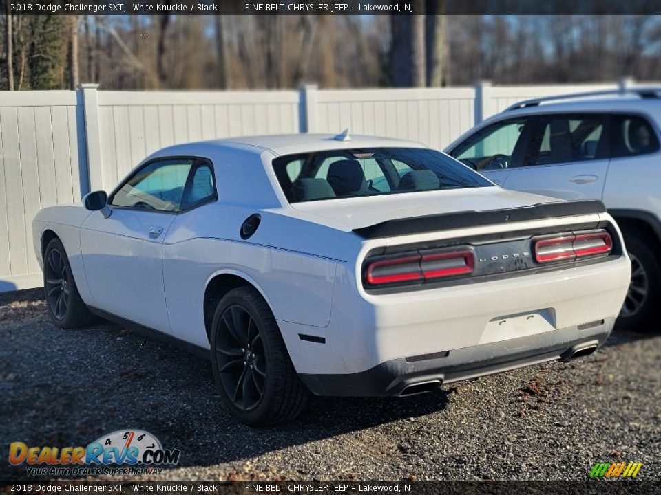 2018 Dodge Challenger SXT White Knuckle / Black Photo #4