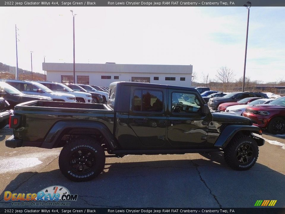 2022 Jeep Gladiator Willys 4x4 Sarge Green / Black Photo #4