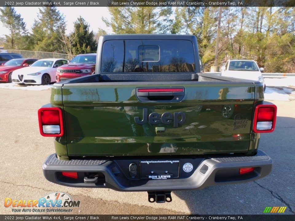 2022 Jeep Gladiator Willys 4x4 Sarge Green / Black Photo #6