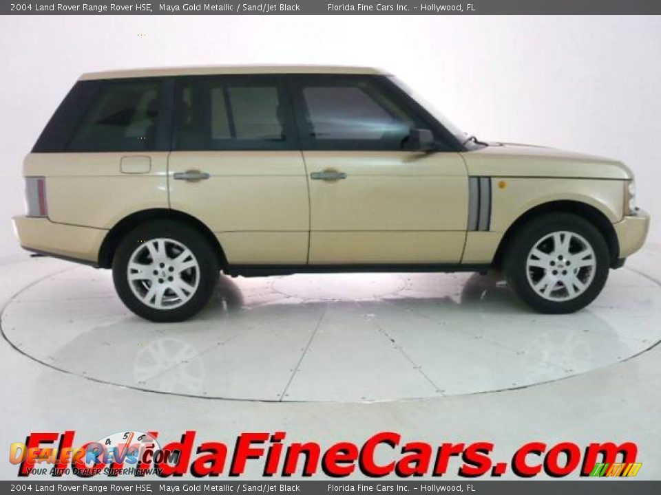 2004 Land Rover Range Rover HSE Maya Gold Metallic / Sand/Jet Black Photo #4